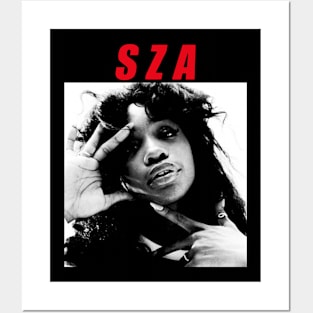 Vintage Sza Distressed Posters and Art